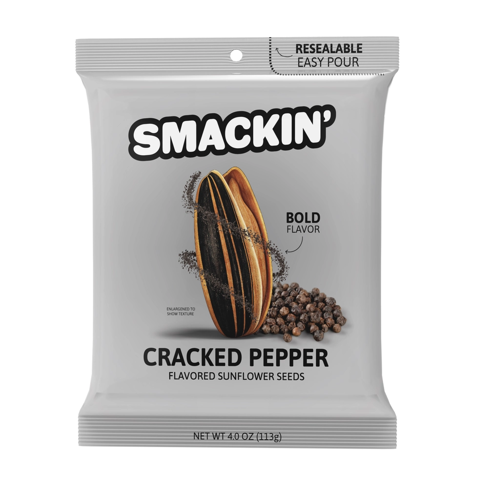 Smackin' Cracked Pepper Sunflower Seeds