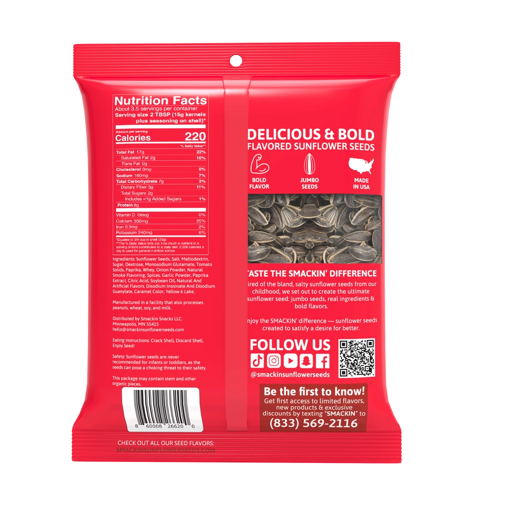 Smackin' Backyard Bbq Sunflower Seeds