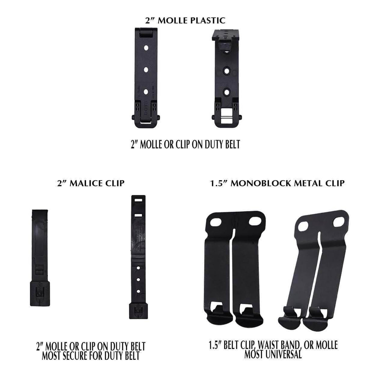 Black MINI Compact EMT and First Responders Rescue Shears Kydex Holder | ONE SHEAR®