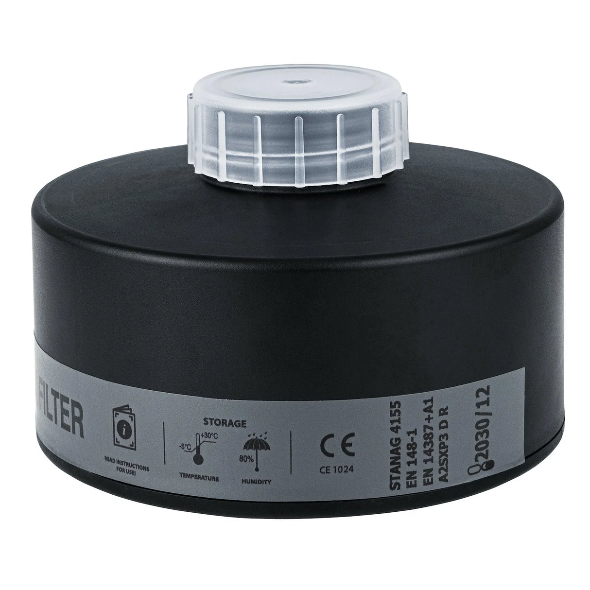 MIRA Safety P-CAN®: Advanced Riot Control Gas Mask Filter for Law Enforcement
