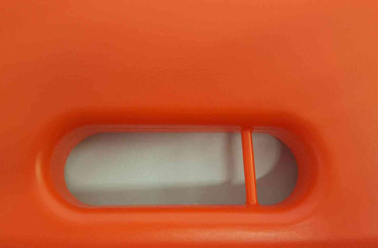 LINE2design Medical Spinal Immobilization Lightweight Emergency Backboard with Speed Clips - Orange