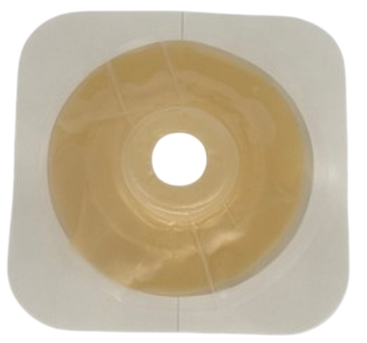 Safe N Simple 2-Piece Wafer Extended Wear Convex with Tape Collar Beige 45mm 1 3/4" Flange, Pre Cut Stoma Opening