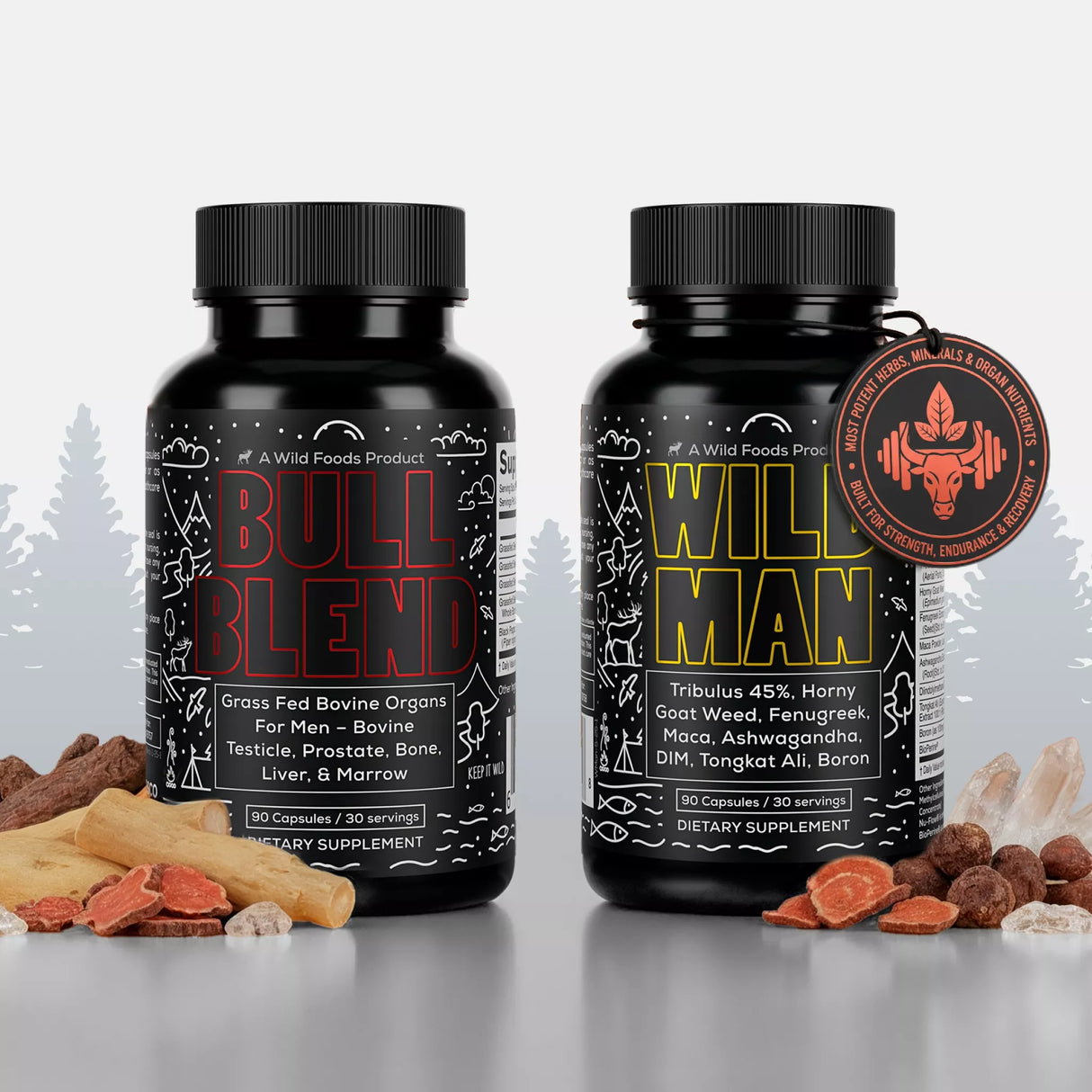 Bull Blend, 30 servings – Natural Male Hormone & Energy Support
