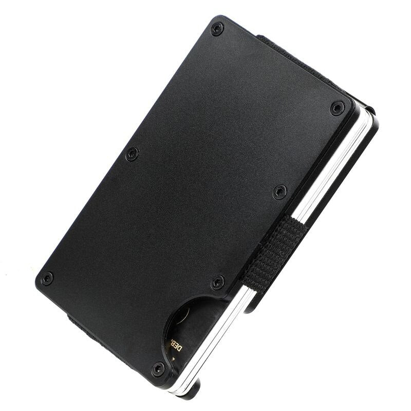 RFID Aluminum Elastic Wallet
