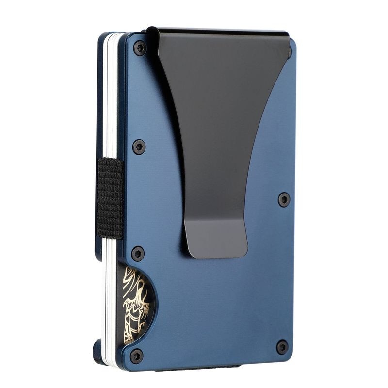 RFID Aluminum Elastic Wallet