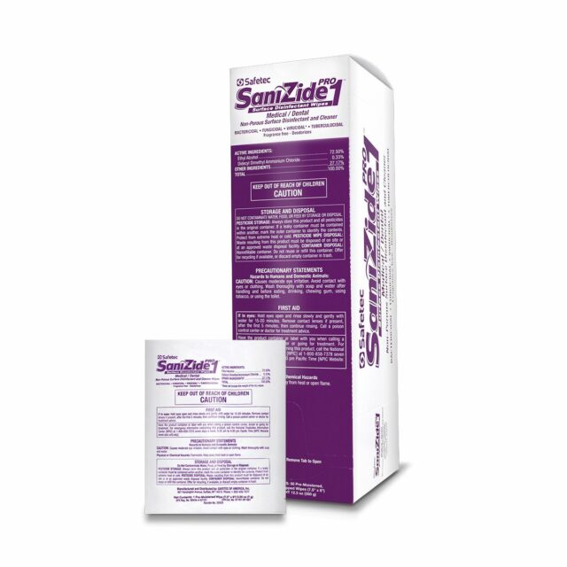 SaniZide Pro 1® Surface Disinfectant Wipes