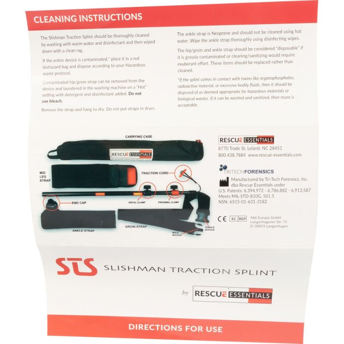 SLISHMAN TRACTION SPLINT
