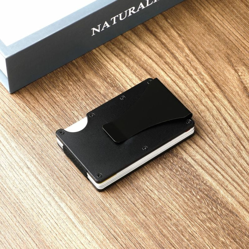 RFID Aluminum Elastic Wallet