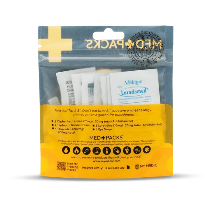 My Medic | MedPacks™ | Allergies