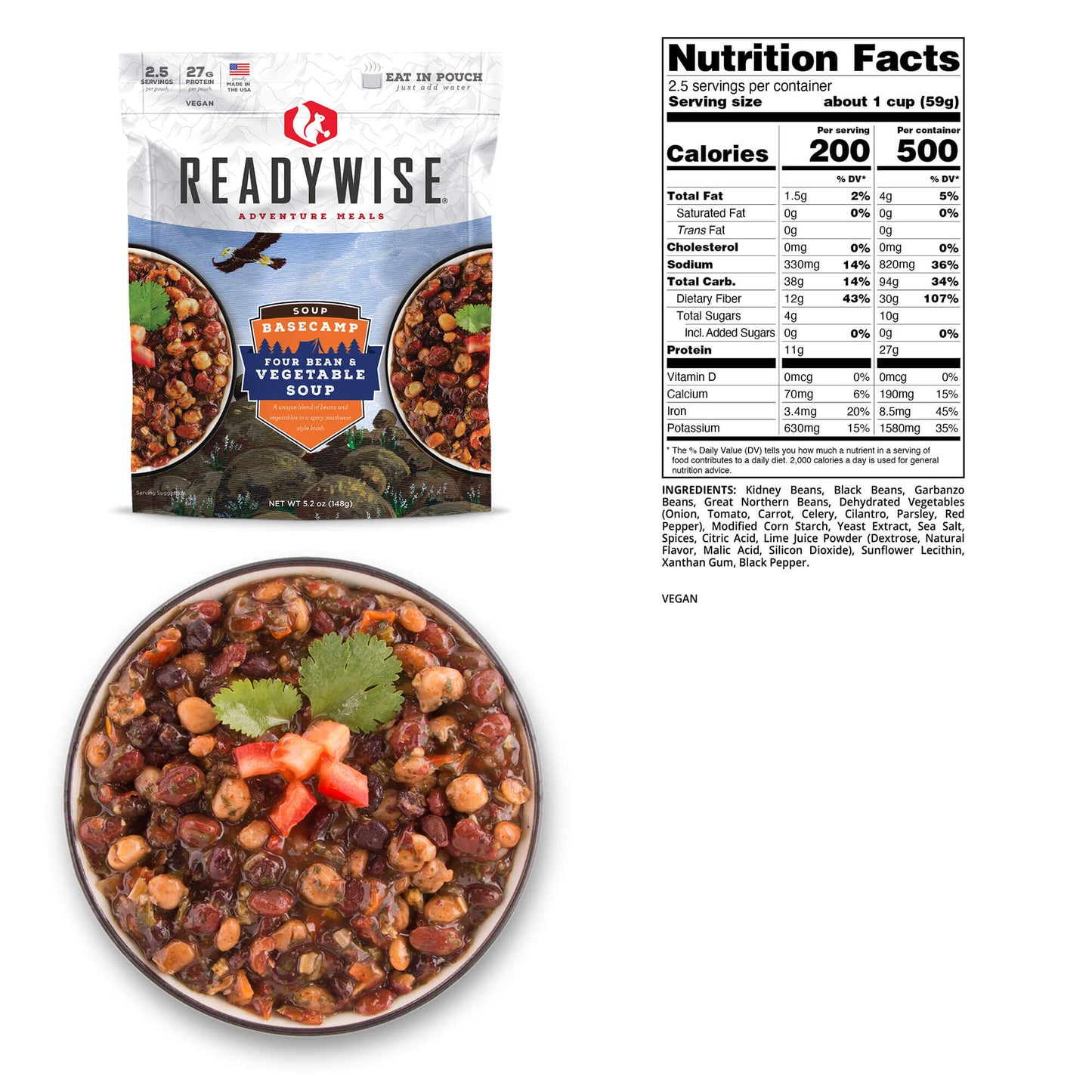ReadyWise | Hunting Food Calorie Booster Bucket