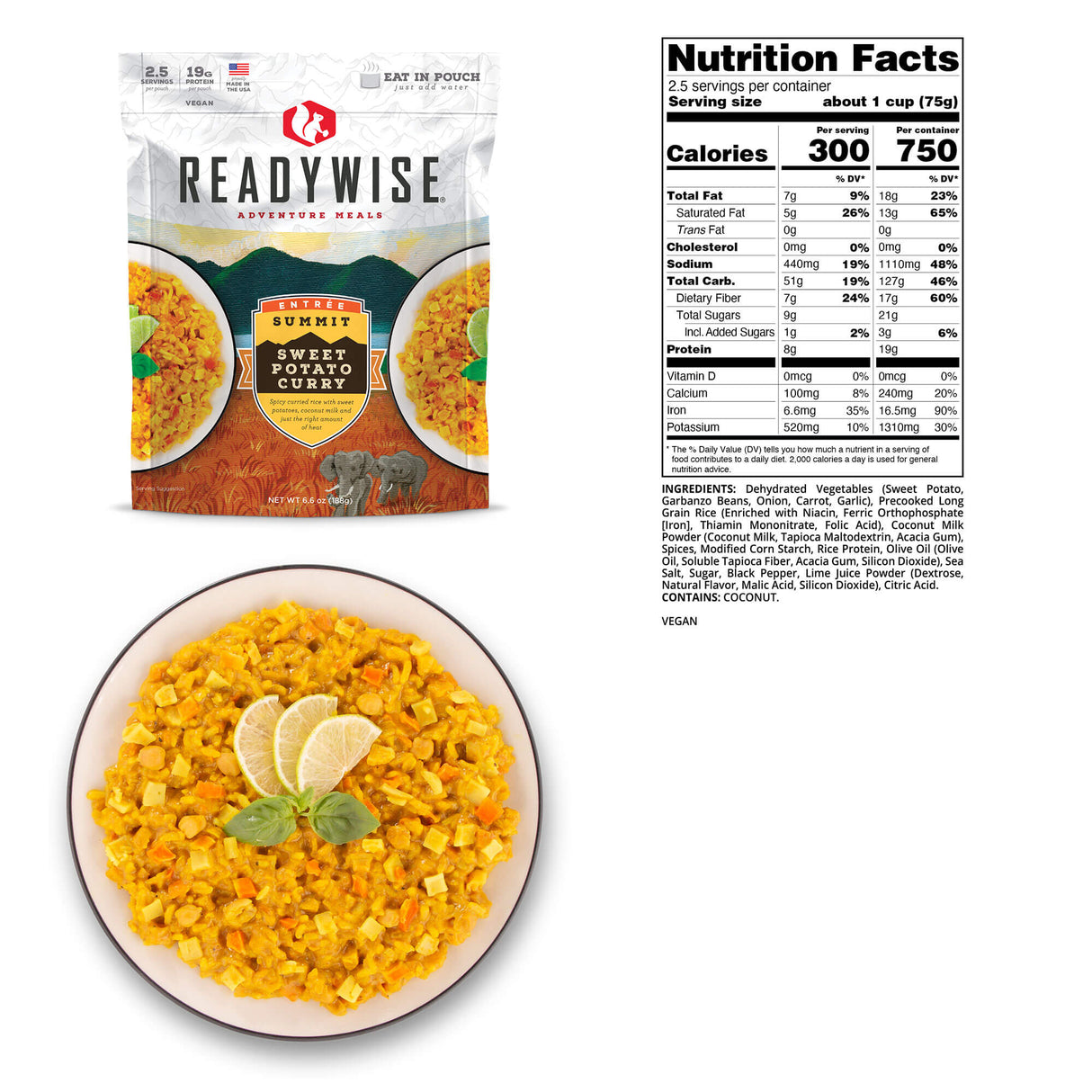 ReadyWise | Summit Sweet Potato Curry