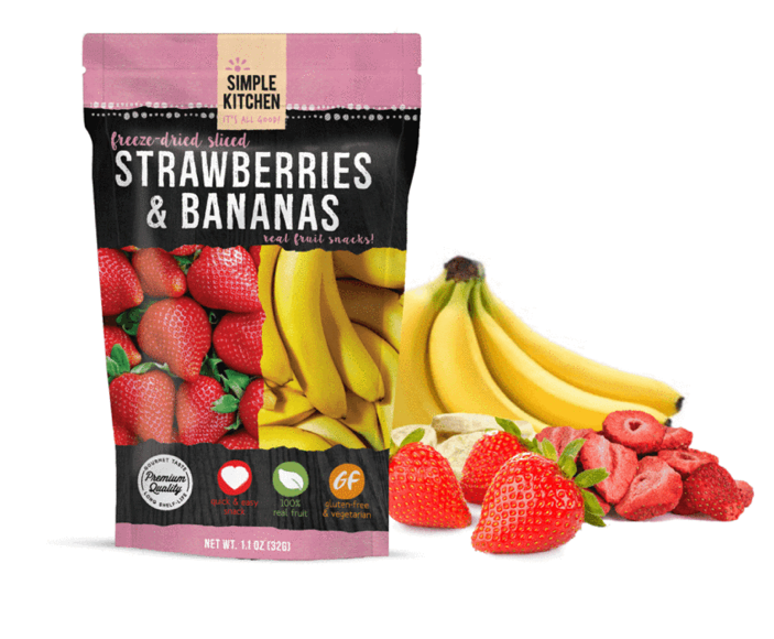 ReadyWise | Freeze-Dried Strawberries & Bananas - 6 Pack