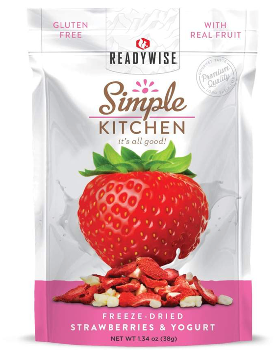 ReadyWise | Freeze-Dried Strawberries & Yogurt - 6 Pack