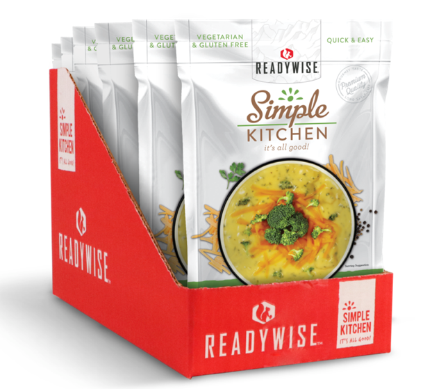 Simple Kitchen Creamy Cheddar Broccoli Soup - 6 Pack