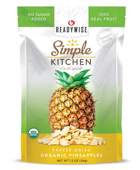 Simple Kitchen Organic Freeze-Dried Pineapples - 6 Pack