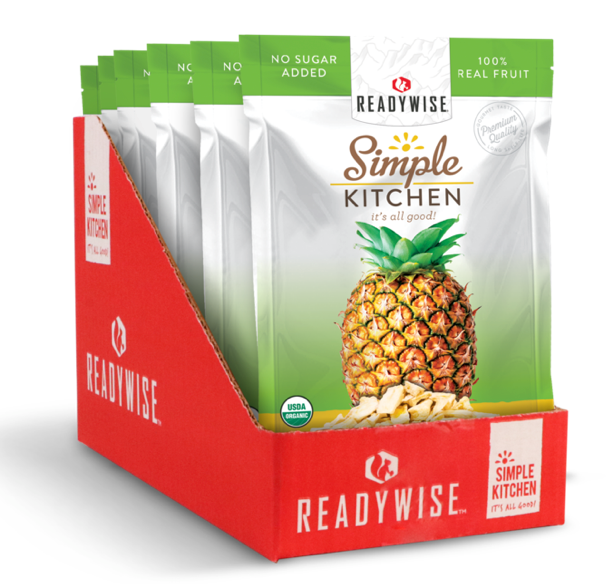 Simple Kitchen Organic Freeze-Dried Pineapples - 6 Pack