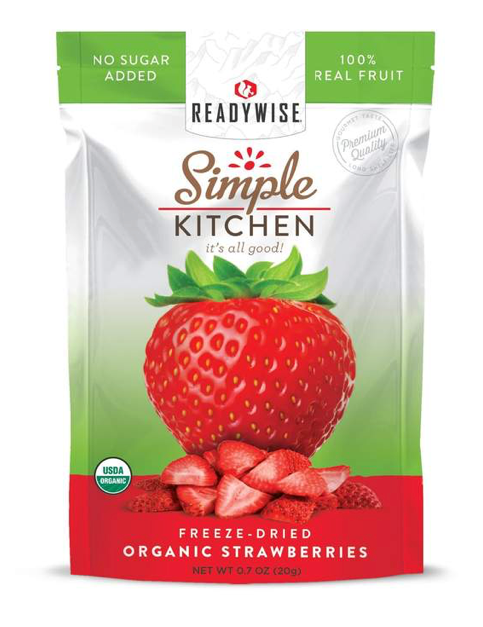Simple Kitchen Organic Freeze-Dried Strawberries - 6 Pack