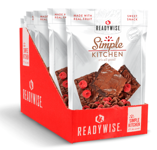 Simple Kitchen Raspberries & Brownie Bites - 6 Pack