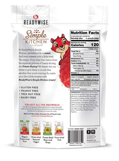 Simple Kitchen Raspberries & Brownie Bites - 6 Pack