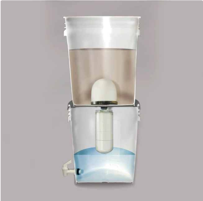 Radiation Removal Water Filter Kit for use with ReadyWise Food Buckets