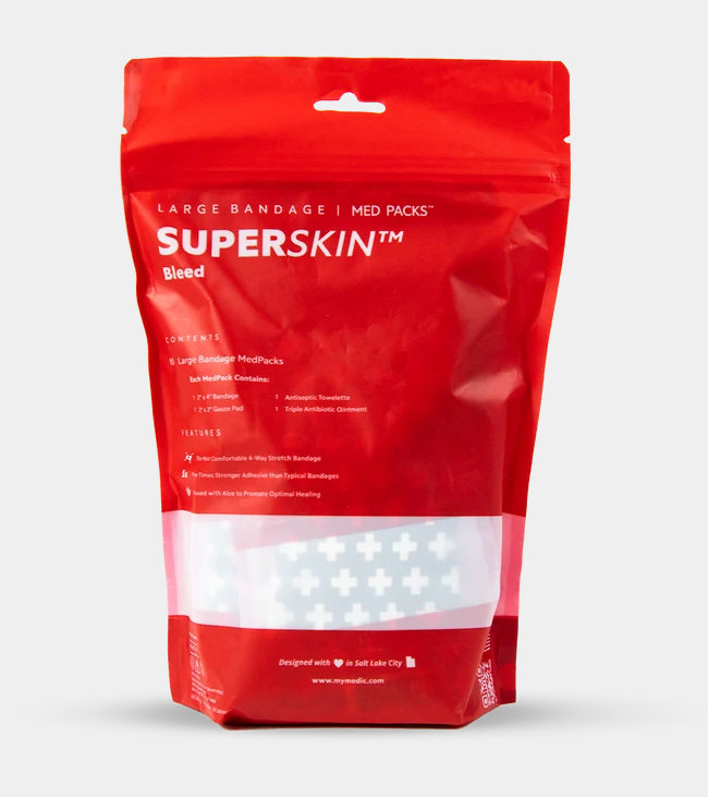 SUPERSKIN LARGE BANDAGE MED PACK