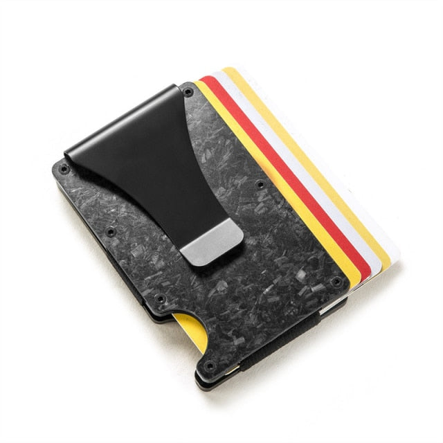 RFID Aluminum Elastic Wallet