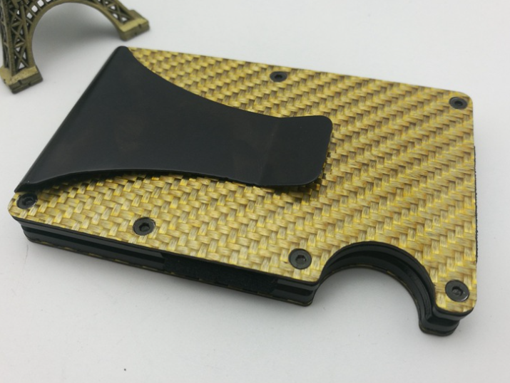 RFID Aluminum Elastic Wallet