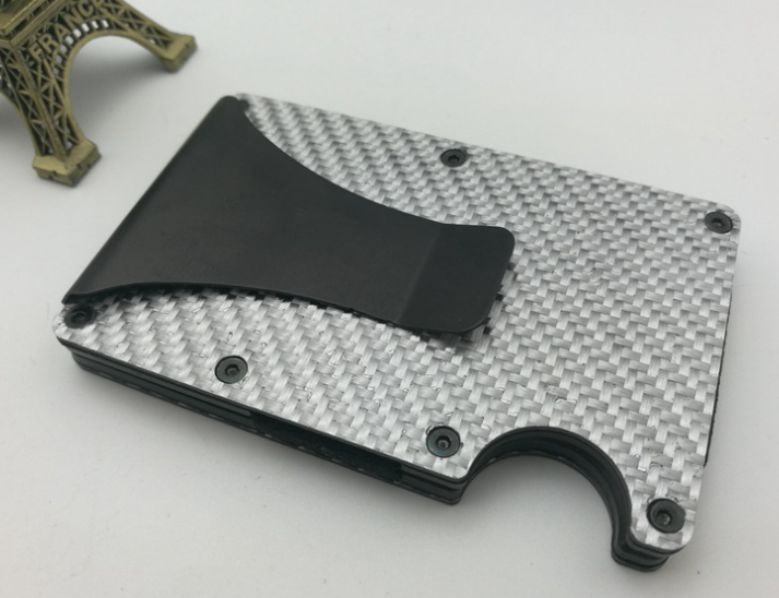 RFID Aluminum Elastic Wallet