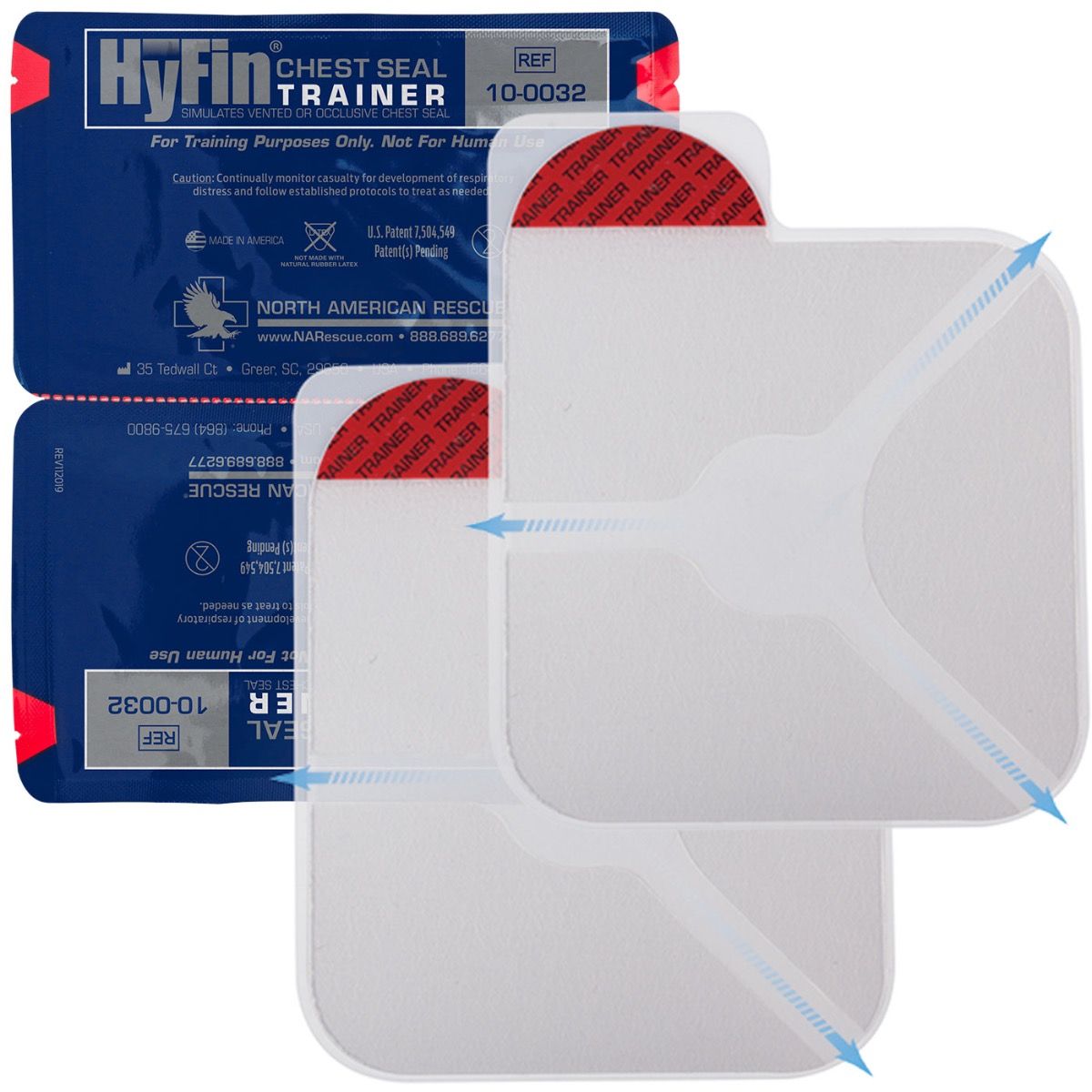 HYFIN CHEST SEAL TWIN PACK- TRAINER