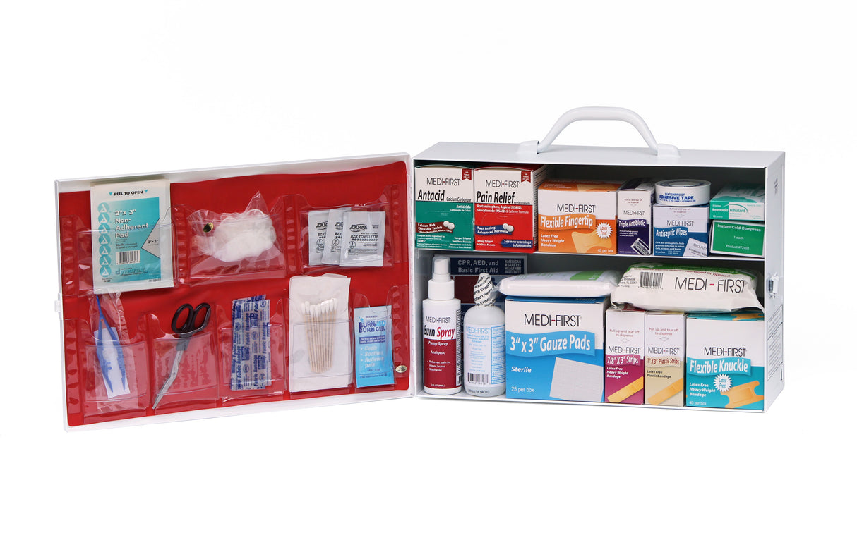 Medique | 2-Shelf ANSI Class B Filled Metal Cabinet