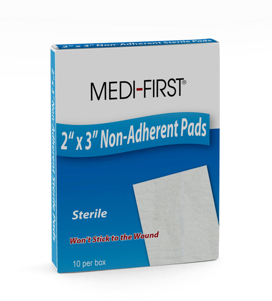 Non Adherent Absorbent Pad 2" x 3" Pack of 10