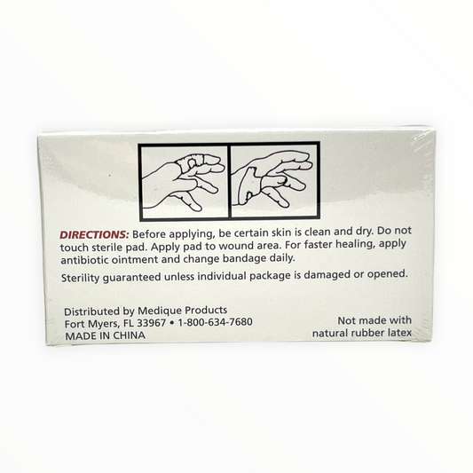 Medique | Adhesive Bandage, Woven Knuckle (8 ct)