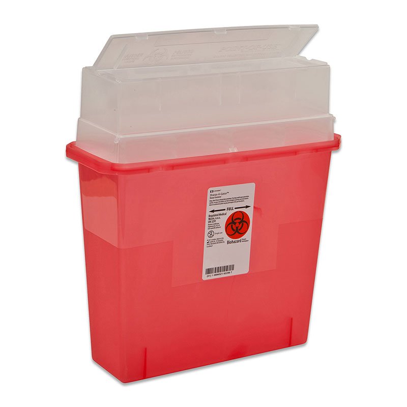 Sharps-A-Gator Sharps Container 5 Qt