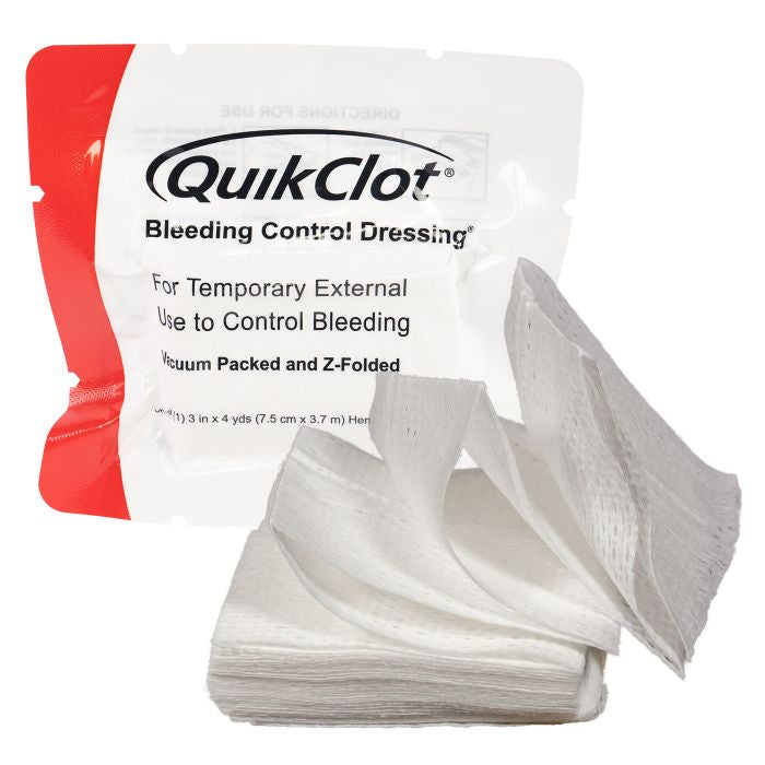 QUIKCLOT BLEEDING CONTROL DRESSINGS Z-FOLD