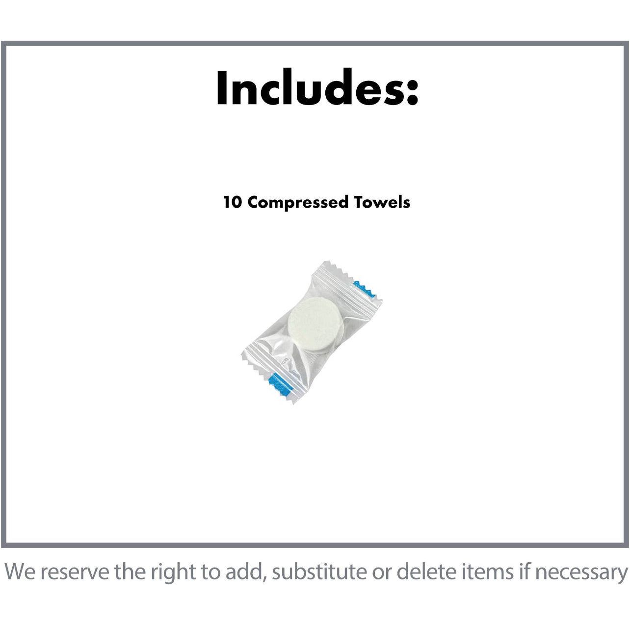 Compressed Towels - 10 pack