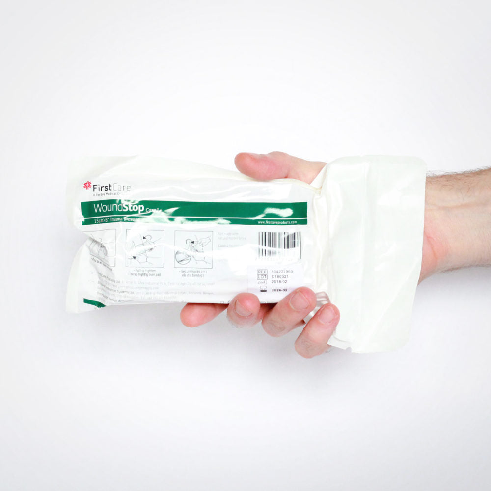 Persys Medical WoundStop Care 1+ Bandage  - no Pressure bar (6") (15cm x 18cm non-adherent pad) (Case of 100)