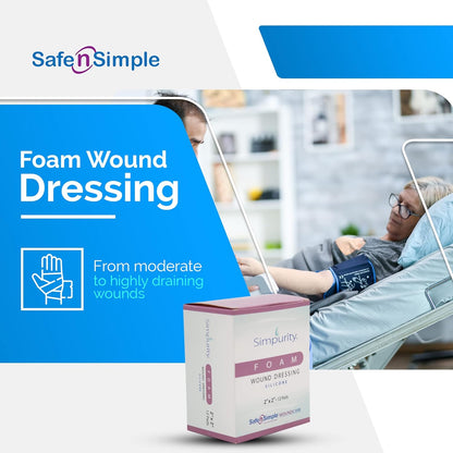 Safe N Simple Simpurity Foam Wound Dressing (192 Count)