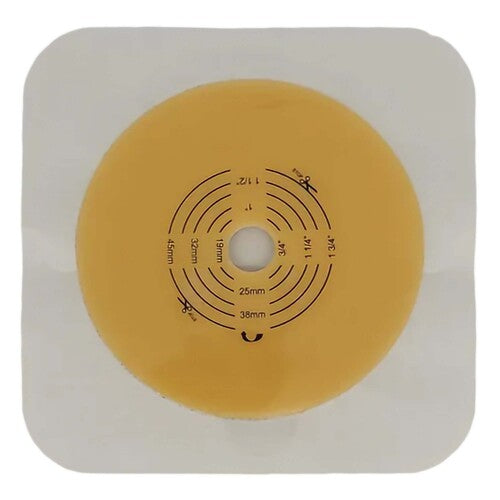 Safe N Simple 2- Piece Flat Wafer Standard Wear Tape Collar White, Flange Cut to Fit (80 Count)