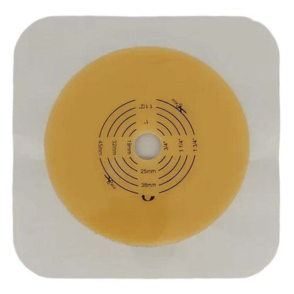 Safe N Simple 2- Piece Flat Wafer Standard Wear Tape Collar White, Flange Cut to Fit (80 Count)