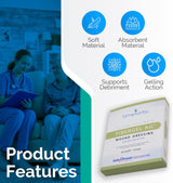 Safe N Simple Simpurity Silver Alginate Fibergel AG Wound Dressing (100 Count)