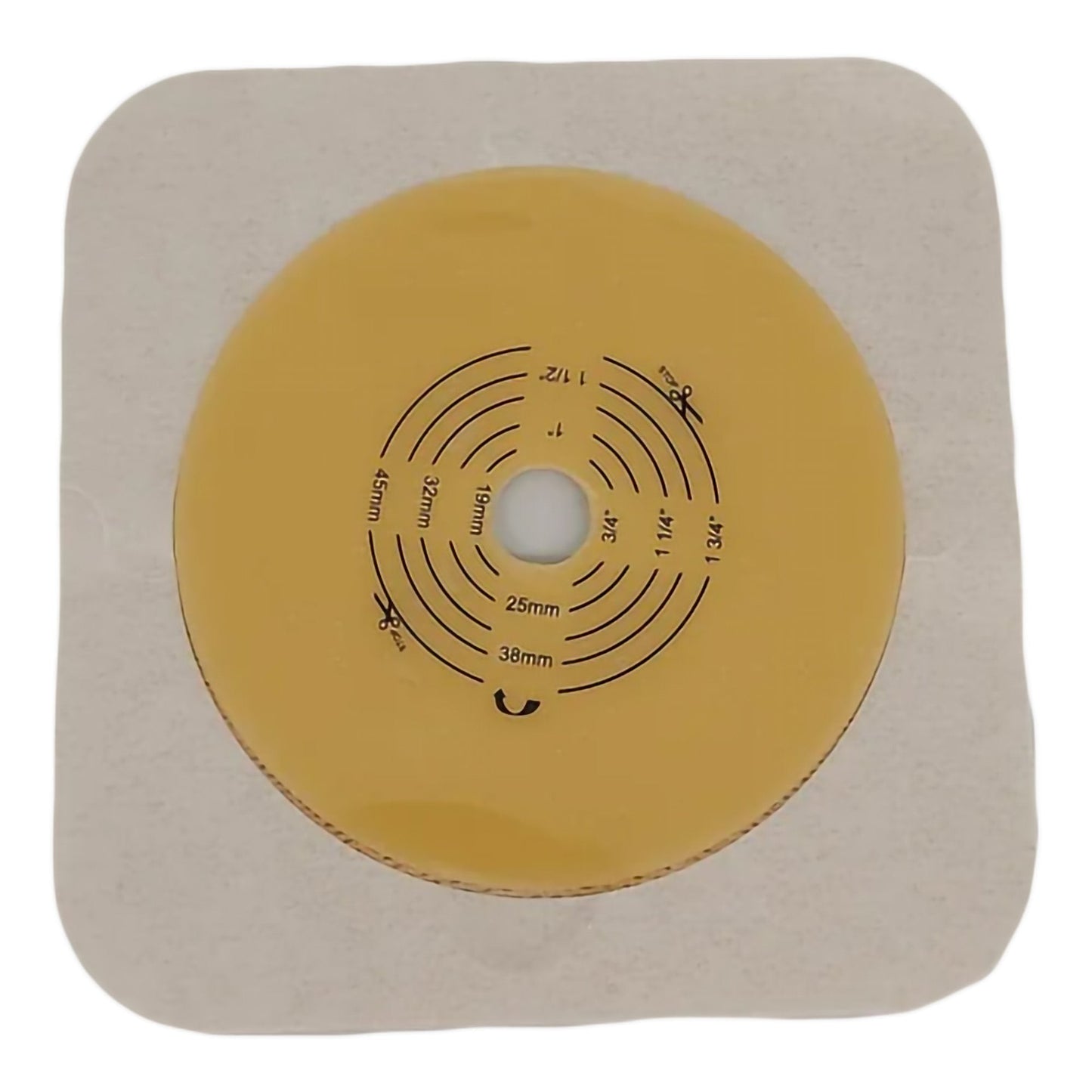 Safe N Simple 2-Piece Wafer Standard Wear Tape Collar Beige, Flange Cut to Fit (80 Count)