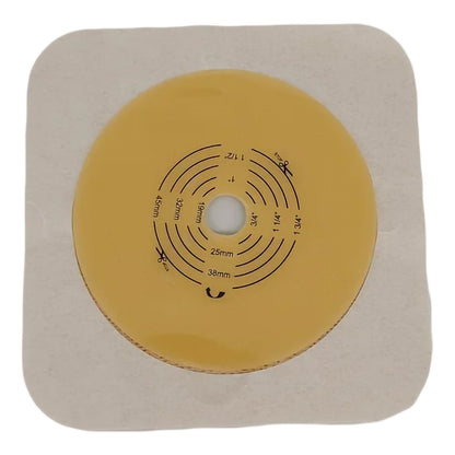 Safe N Simple 2-Piece Wafer Standard Wear Tape Collar Beige, Flange Cut to Fit (80 Count)