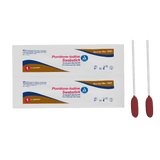 Dynarex Povidone Iodine Swabsticks, 1 Swabstick per Packet, 10 bxs/case (500 Count)