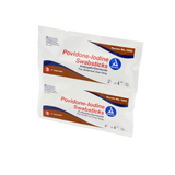 Dynarex Povidone Iodine Swabsticks, 3 Swabsticks per Packet, 10bxs/case (250 Count)