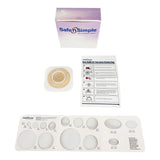 Safe N Simple 2- Piece Wafer Standard Wear Tape Collar White 1 3/4" Flange Cut to Fit (80 Count)