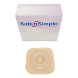 Safe N Simple 2-Piece Wafer Standard Wear Tape Collar Beige 45mm 1 3/4" Flange Cut to Fit (80 Count)