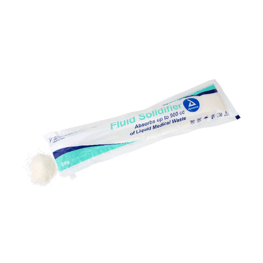 Dynarex Fluid Solidifier, 28g Pouch, 200pcs/case (200 Count)