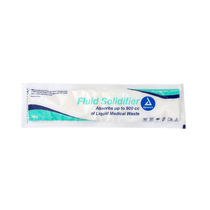Dynarex Fluid Solidifier, 28g Pouch, 200pcs/case (200 Count)