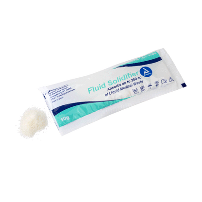 Dynarex Fluid Solidifier, 10g Pouch, 200pcs/case (200 Count)