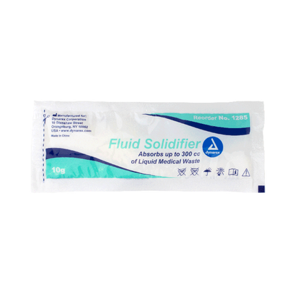 Dynarex Fluid Solidifier, 10g Pouch, 200pcs/case (200 Count)